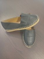 Dollhouse Leder-Espadrilles Schwarz – Gr. 40 – wie NEU