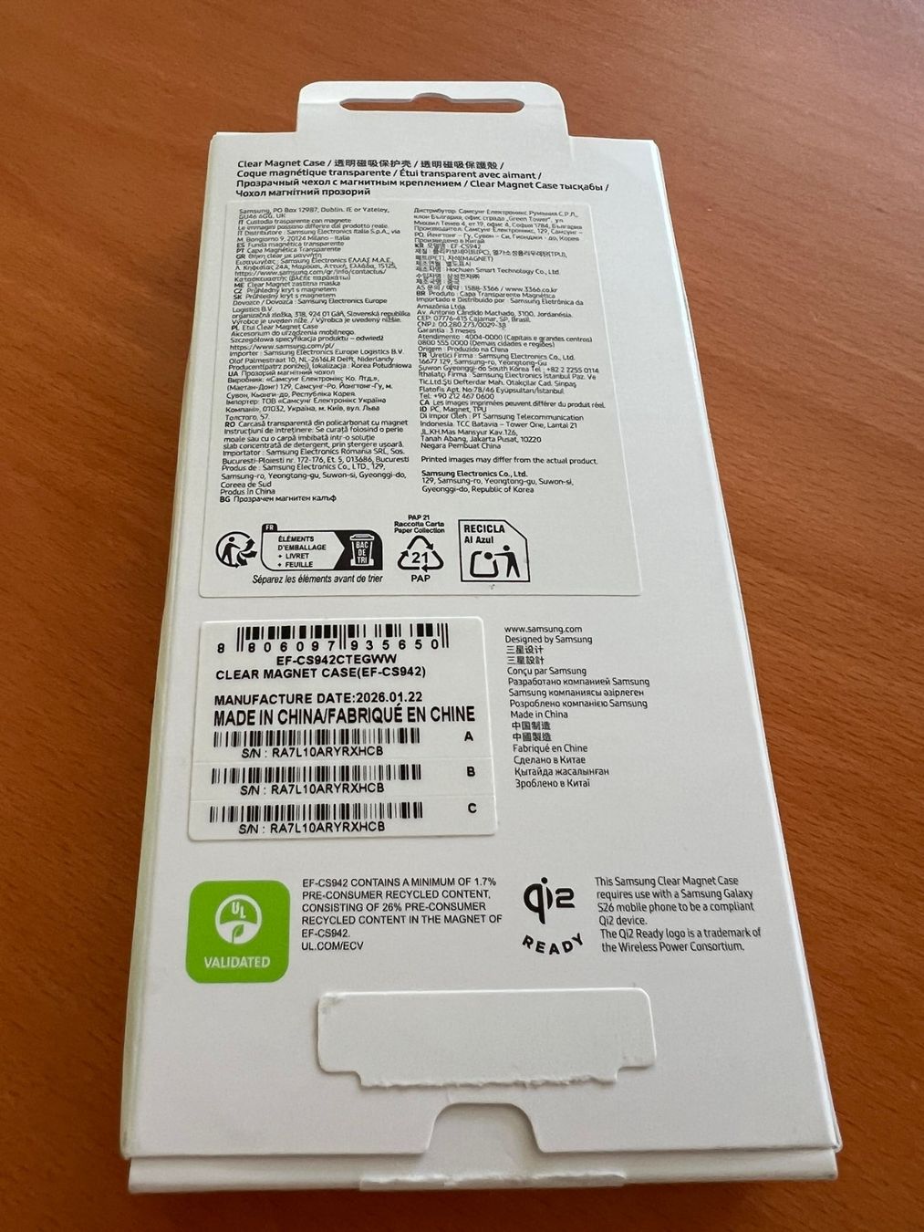 Samsung Covers & Schutzfolien: Galaxy S26 Transparent, original Clear Magnet Case – Neu und originalverpackt aus Langnau im Emmental von ilfispark 2
