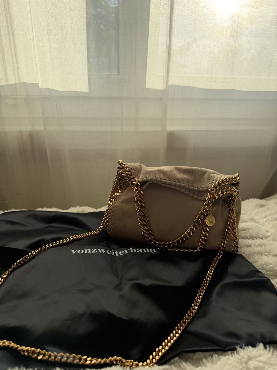 Stella McCartney Borse da donna: Stella McCartney Falabella Mini Bag Beige – Usato da Meilen venduto da laraherre