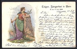Bern, Eidgen. Sängerfest 1899, die Helv