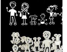 Neues Stanzschablonen-Set Familie Neu