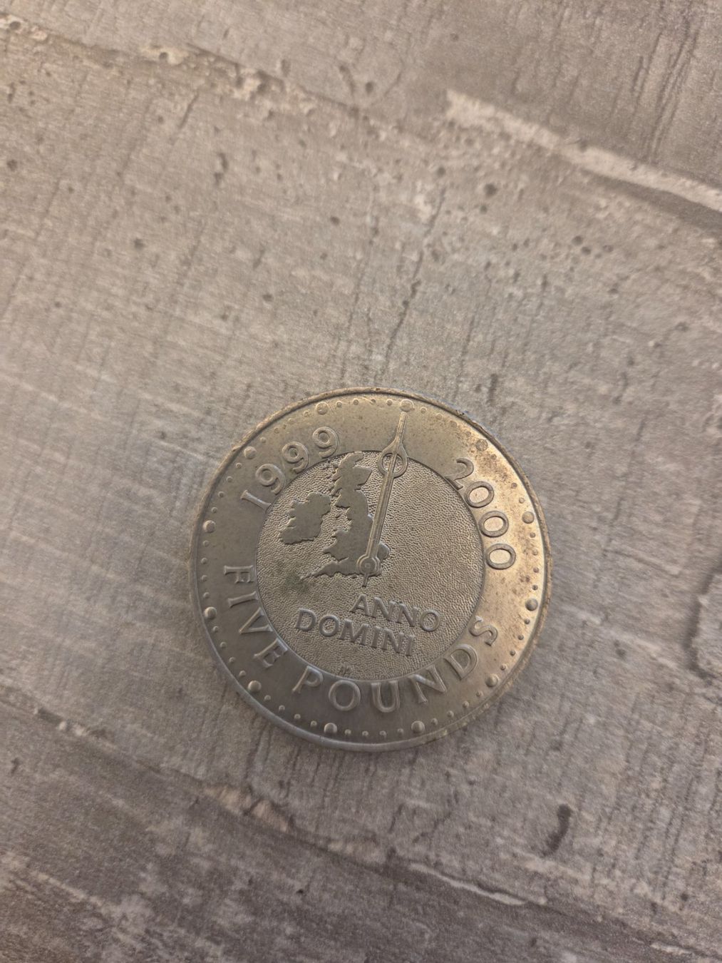 Alle Münzen: Anno Domini 5 Pounds Millenium – Gebraucht aus Bern von Freeride001