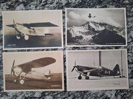 4 AK's Flieger Schweiz, Dewoitine ,Morane, DH5, Dornier