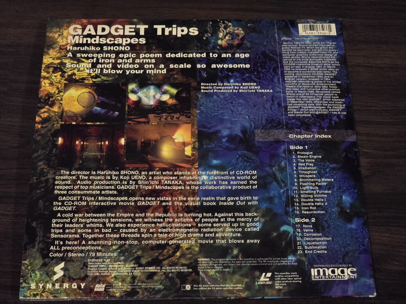 Tous les DVDs: Gadget: Trips - Mindscapes Laserdisc Top Zustand!   – D'occasion à BADEN par Sprinz 2