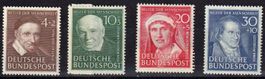 BRD, Mi 143-146**