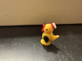 Süsses Glas Hähnchen Küken Figur Vintage Deko Rarität Handar