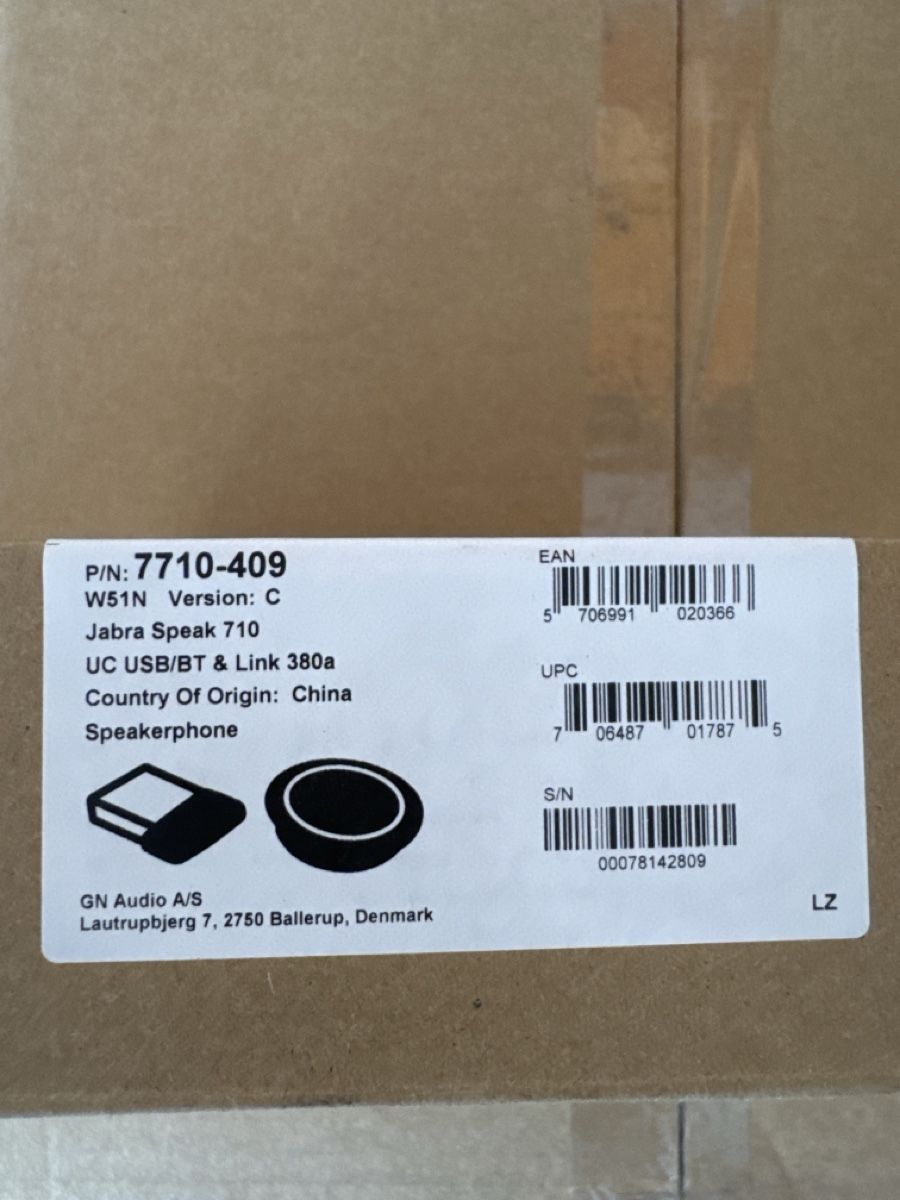 Jabra Lautsprecher: Jabra Speak 710 UC USB/BT + Link 380a Neu – Neu und originalverpackt aus Berneck von Koenner.J 2