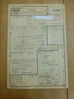 Frachtbrief Lohn- Lüterkofen SZB, A. Tschannen Ammansegg1951