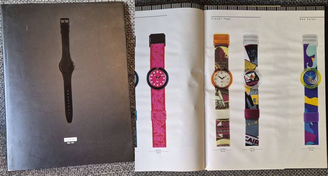 Libri: 5 Swatch Kataloge  1983 - 1997 – Usato da Basel venduto da Kurioses 2