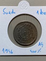 Suède - 1 couronne - 1946 - AG