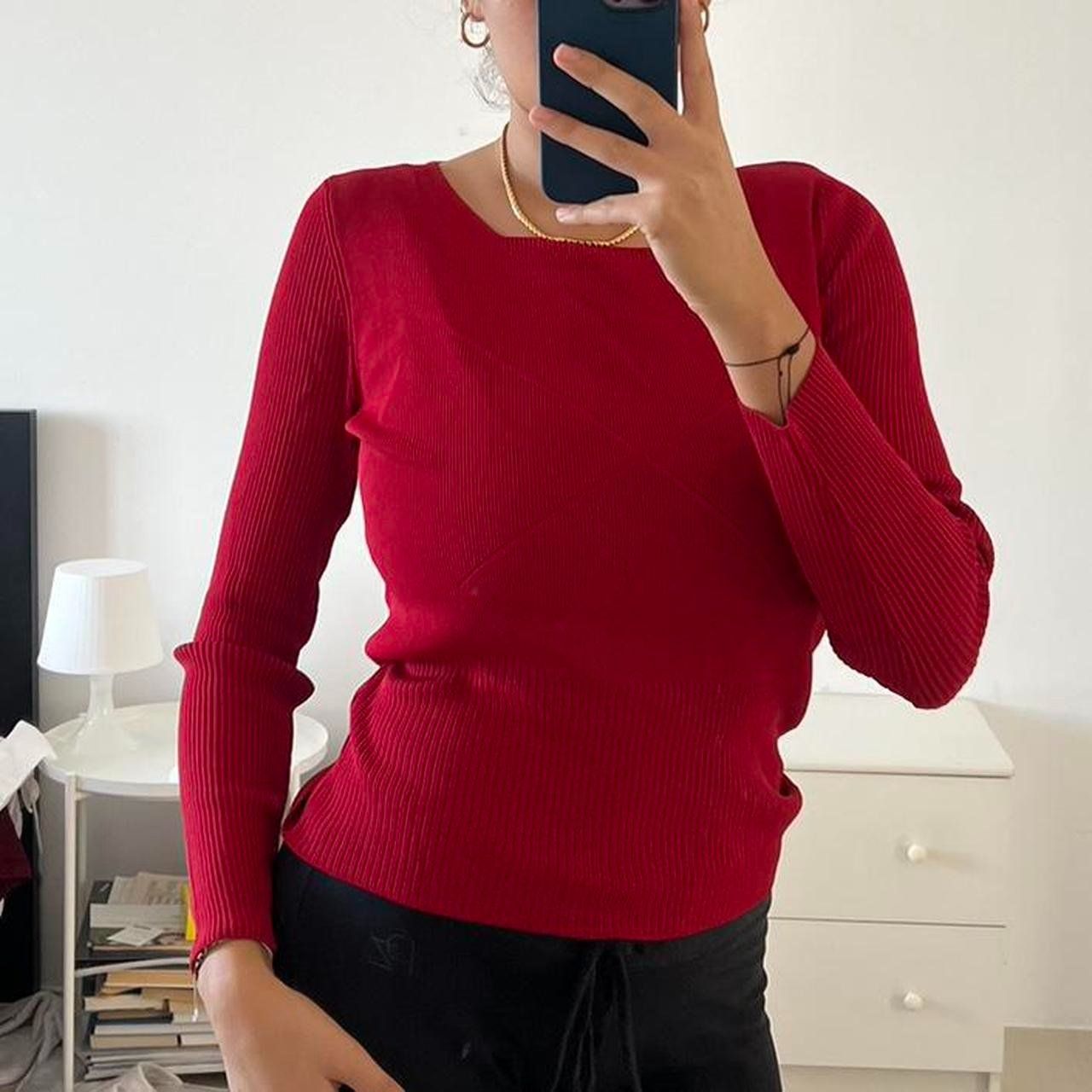 Maglioni & Felpe: Elegant Roter Strick long Sleeve, Grösse M – Nuovo (secondo la descrizione) da Richterswil venduto da sop_zwd9 1