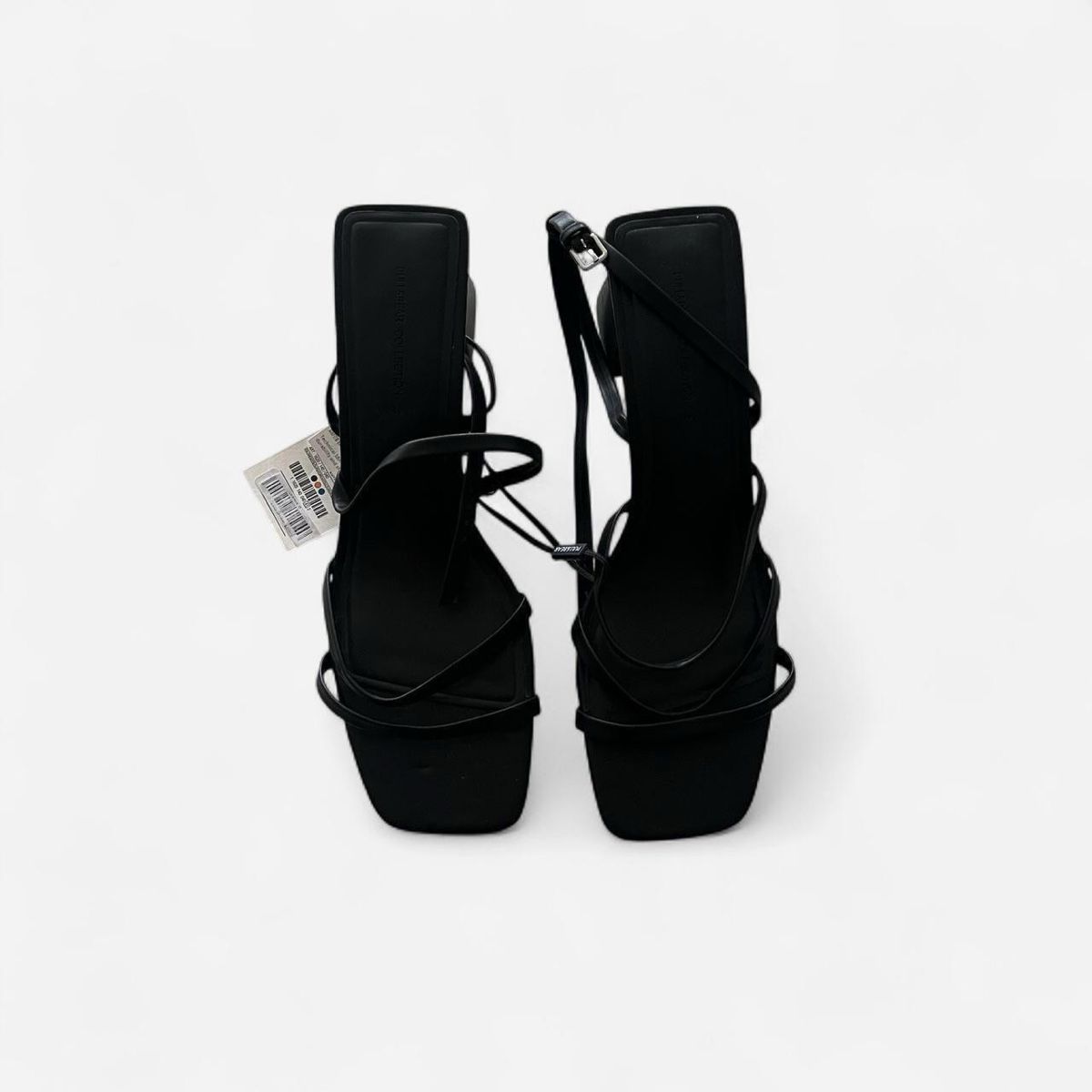 Pull&Bear Damenschuhe: minimal black strappy heels 41 – Neu (gemäss Beschreibung) aus Dübendorf von kko_7xld 1