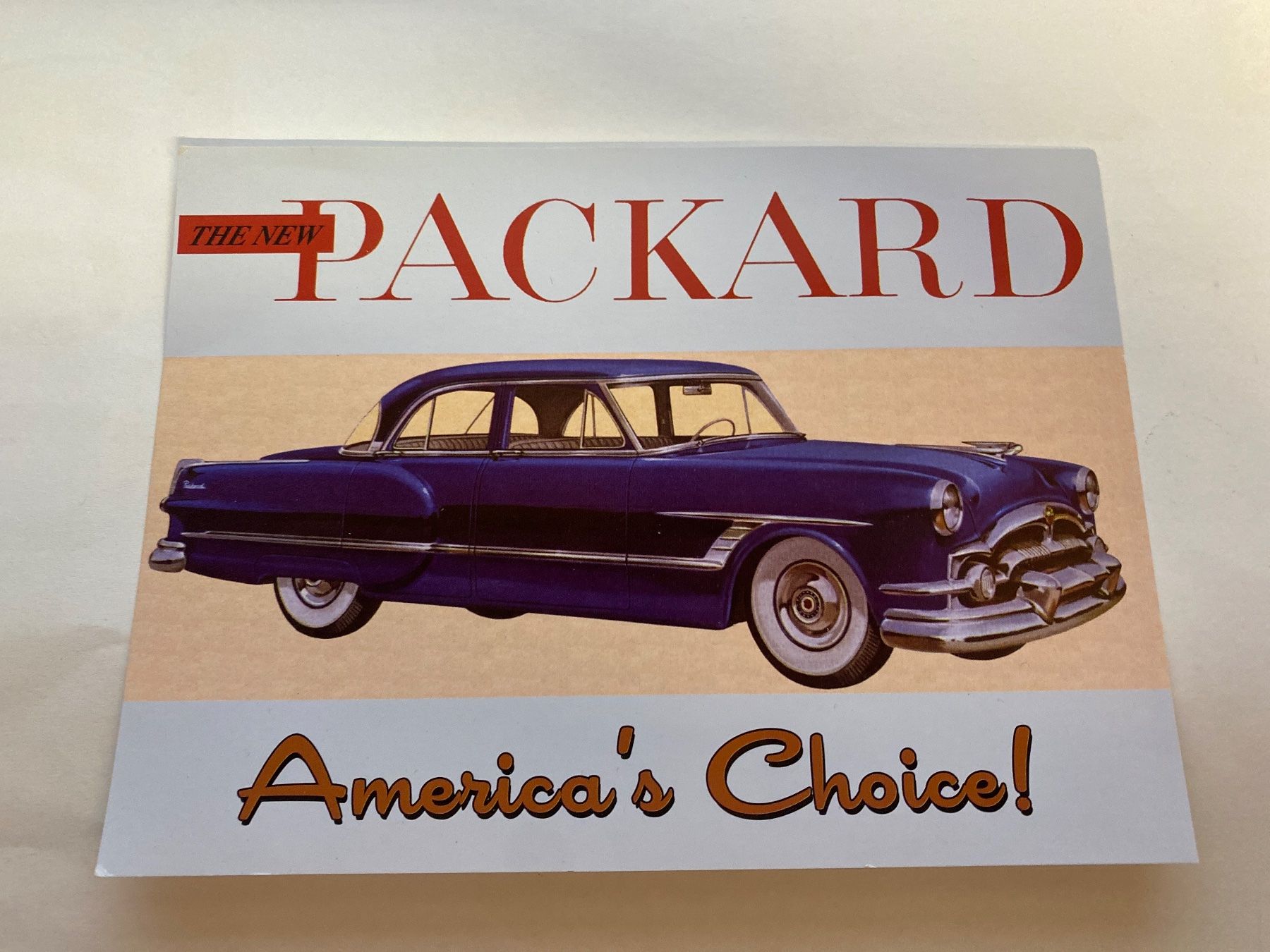 Cartoline postali: Carte postale Packard Clipper Deluxe 1953 – Usato da Le Brassus venduto da cinema13