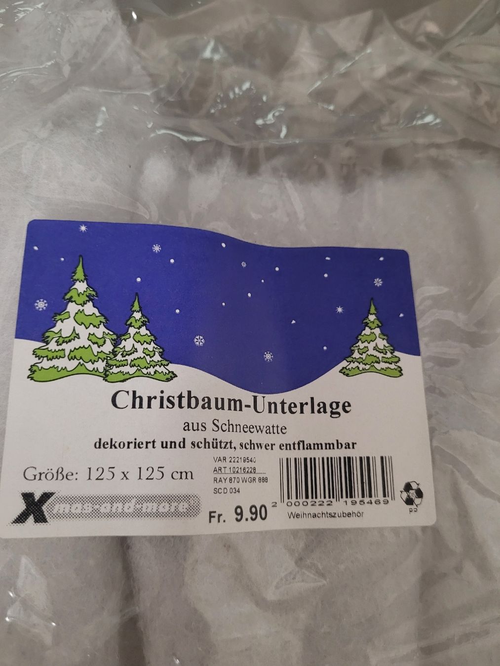 Alle Dekorationen: Christbaum-Unterlage 125x125cm – Gebraucht aus Biel/Bienne von Aare5 1