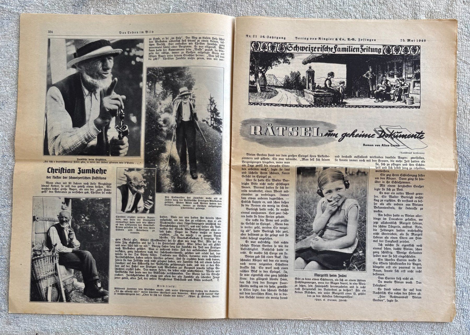 Riviste & Magazine: LEBEN IM BILD 25. MAI 1940 – Usato da Ostermundigen venduto da wini63 1