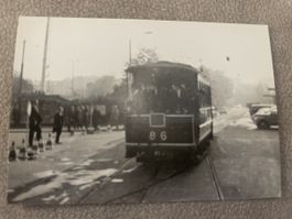 Historisches Foto: Leipziger Tram Bw 76, 1965