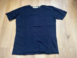 T-shirt en tissu original bleu foncé