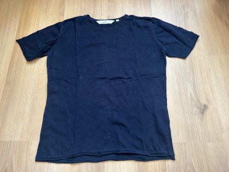 T-shirt en tissu original bleu foncé