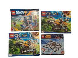 LEGO Grosse Anleitungen (Divers) 4 Stück