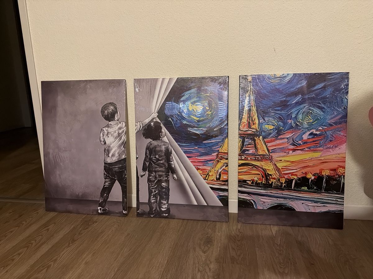 Dipinti: 3-teiliges Wandbild Set – Nuovo e nell'imballaggio originale da Embrach venduto da geo_727s