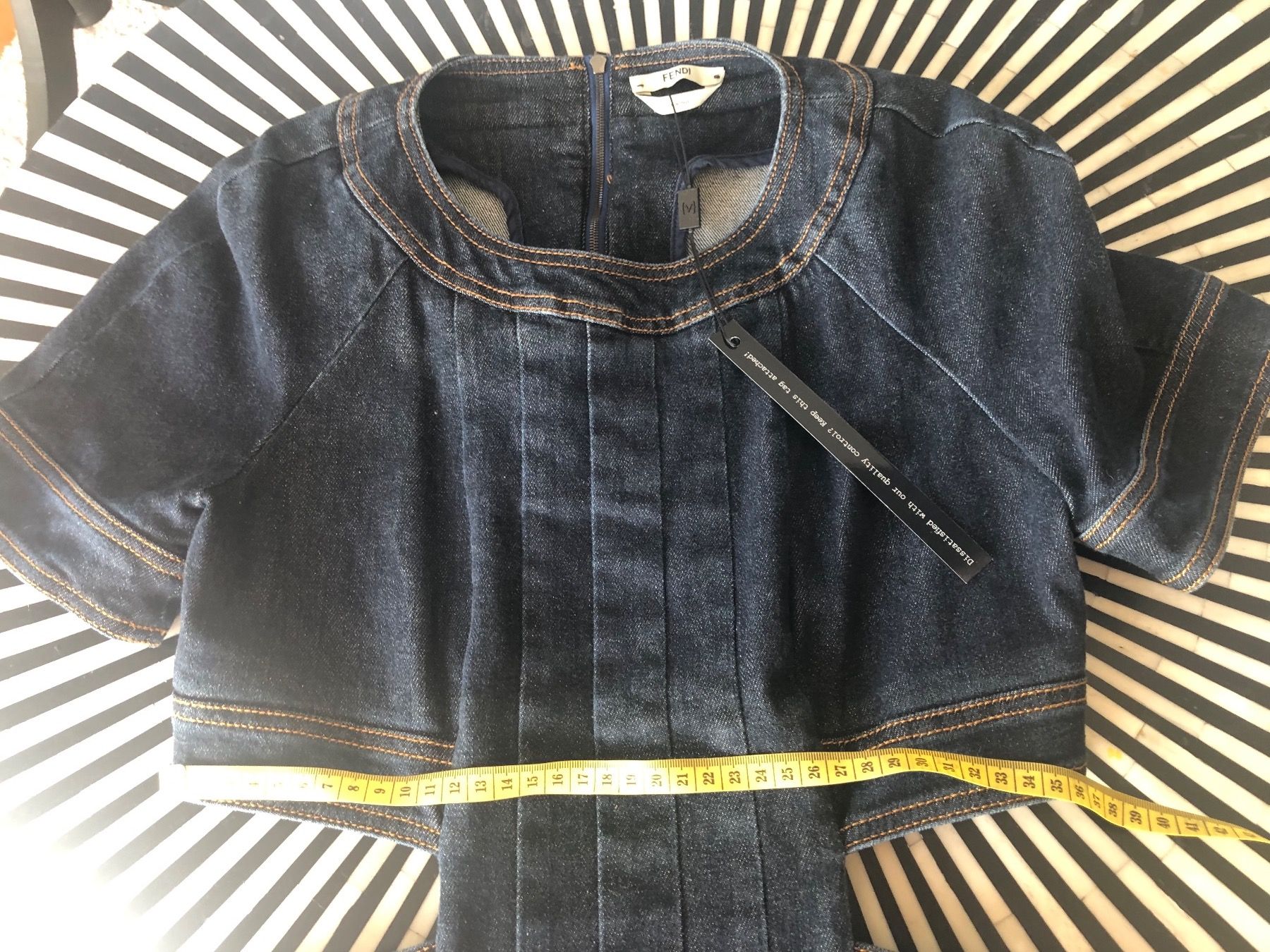 Fendi Kleider: FENDI Denim kleid mit cut outs NEU – Neu (gemäss Beschreibung) aus Sutz von paleo6454 6