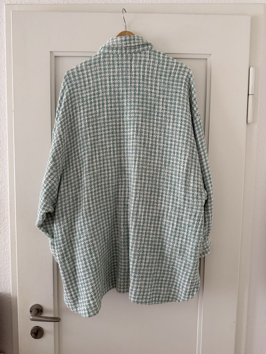 Zara Vestes: ZARA Shacket checkered green white size M good condition – D'occasion à Zürich par mariagondo95 3