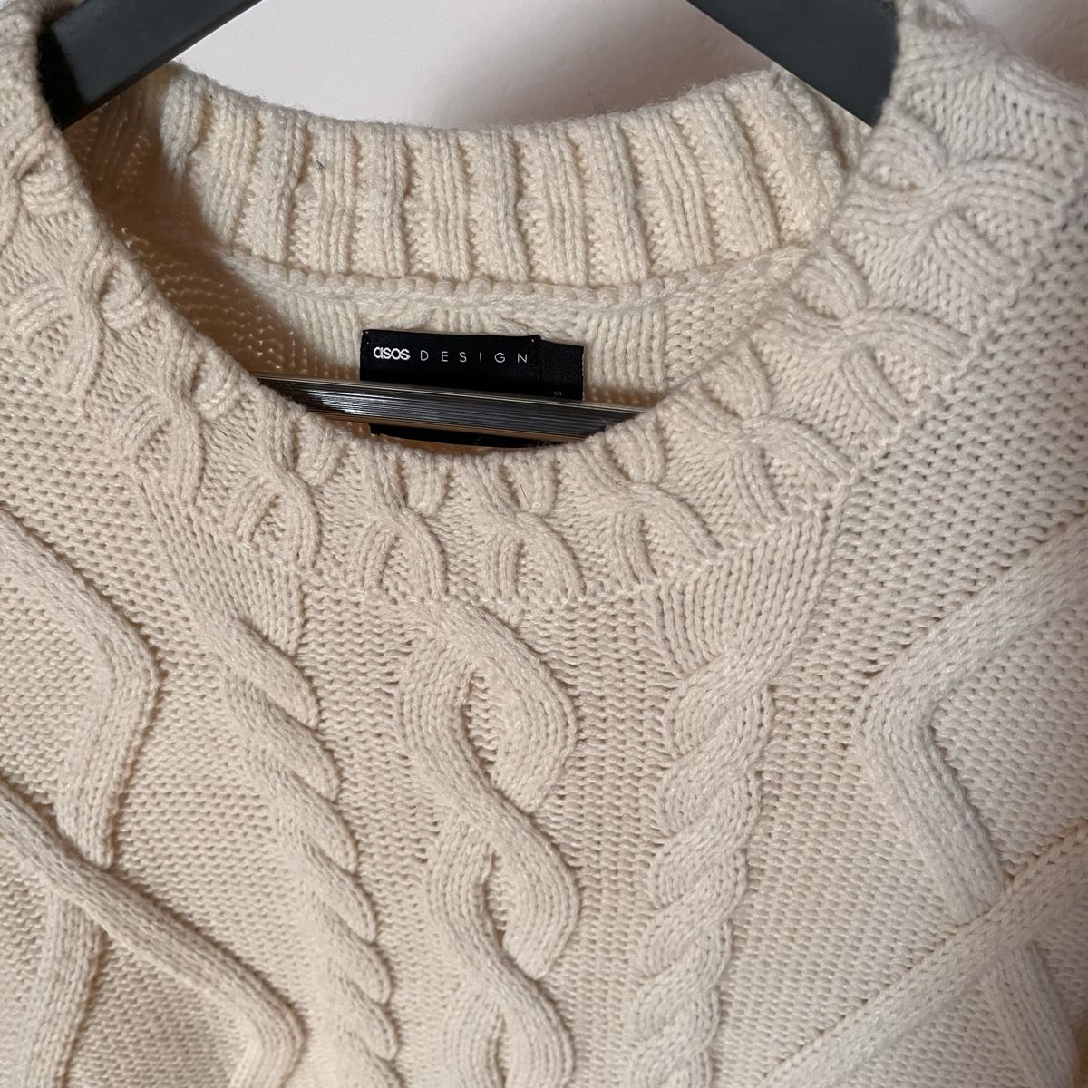 Asos Pullover & Sweatshirts: ASOS cream cable Knitjumper – Gebraucht aus Diepflingen von ldvintagestreetwear 2