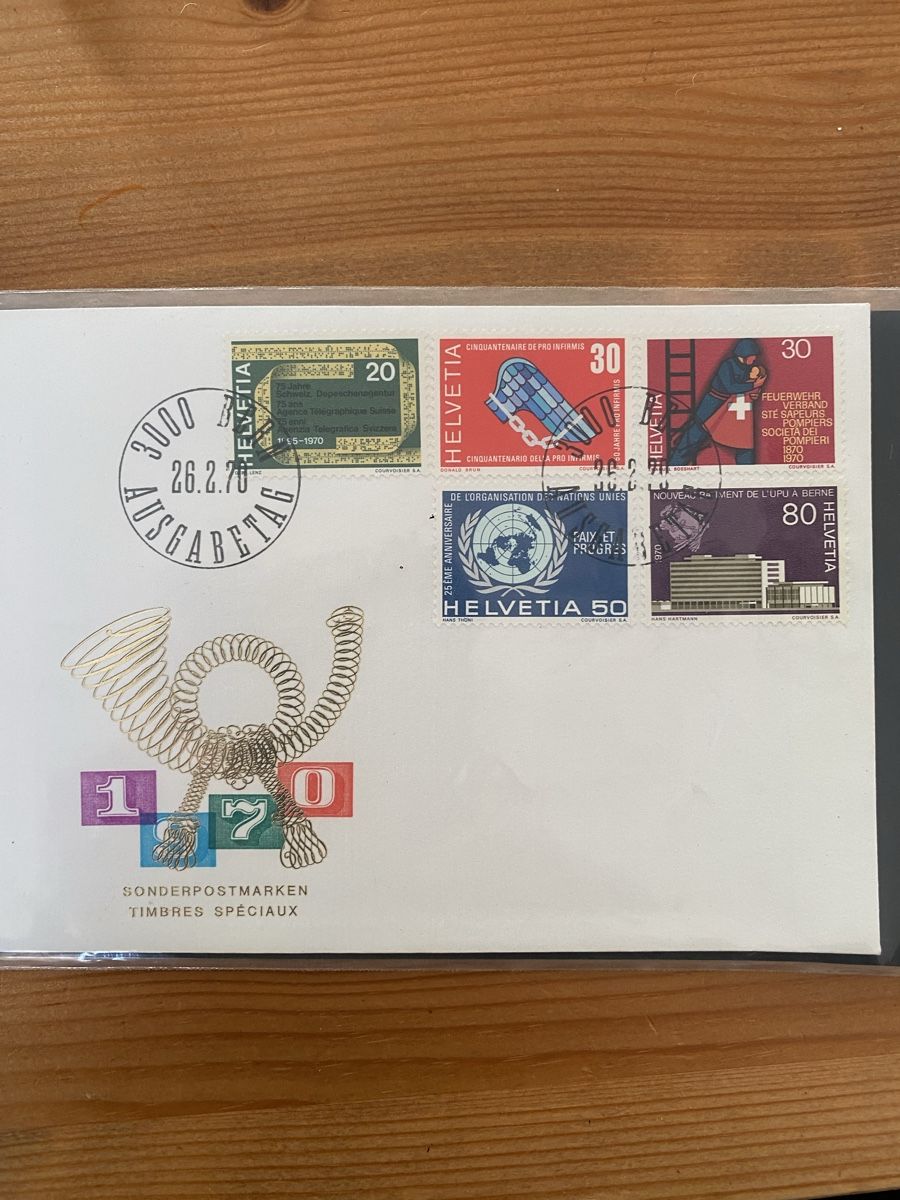 Buste & buste per spedizione: Sonderpostmarken 1970 – Usato da Aathal-Seegräben venduto da wagenburg01