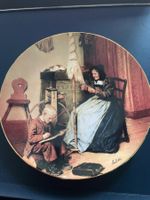 Albert Anker Teller Grossmutter mit Enkel am Spinnrad 1836 A