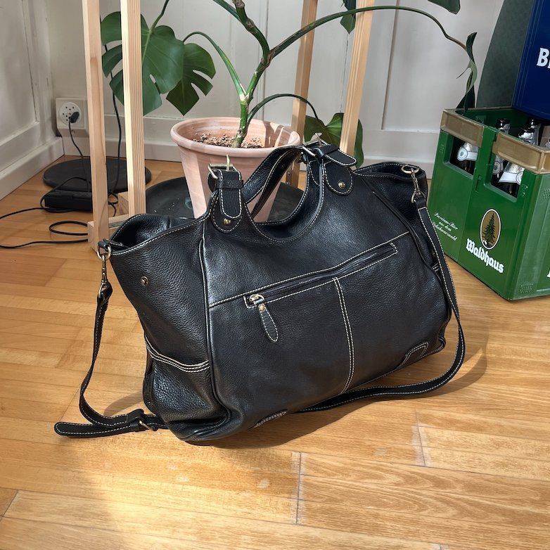 Borse: Grosse Ledertasche von EM-EL – Usato da Schaffhausen venduto da Kaffee_und_Kuchen 7