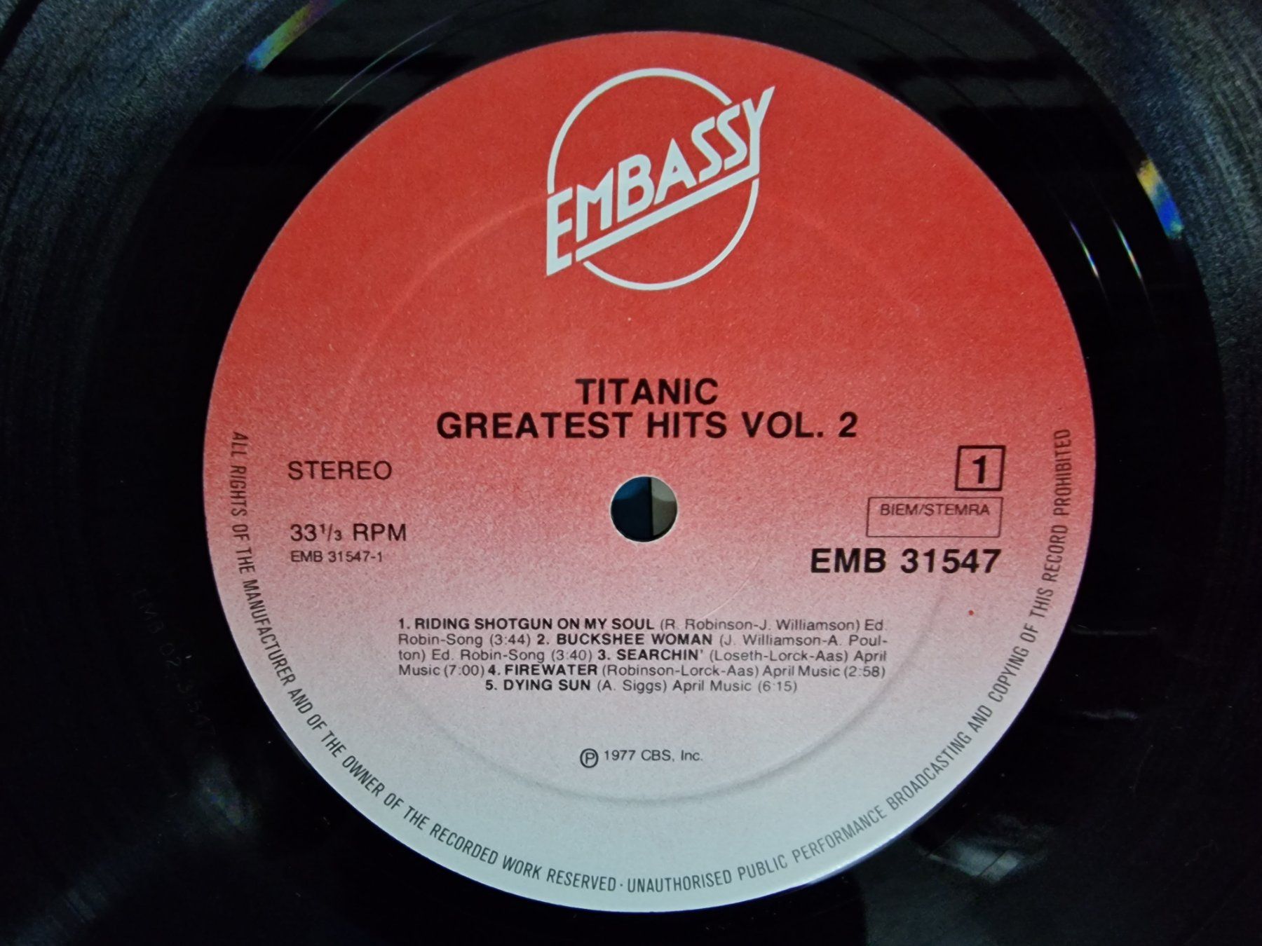 Dischi in vinile: Titanic LP – Greatest Hits Vol. 2 – Usato da Root venduto da atelier22 2