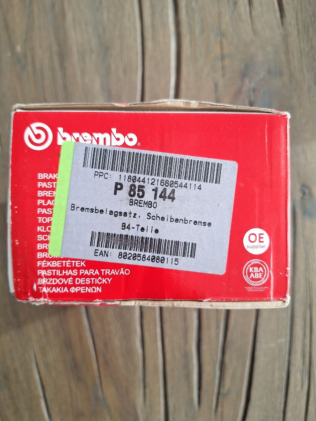 Brembo Tutti pezzi di ricambio auto: Brembo Bremsbelagsatz Scheibenbremsen – Nuovo (secondo la descrizione) da Künten venduto da Luca99 1