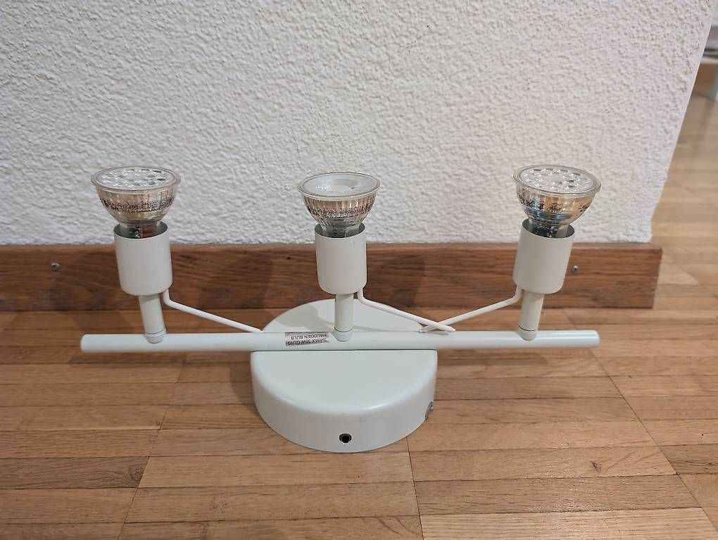 Ikea Kronleuchter & Deckenlampen: Ikea Tross Spotlampe Weiss – Gebraucht aus Luzern von Laraelena