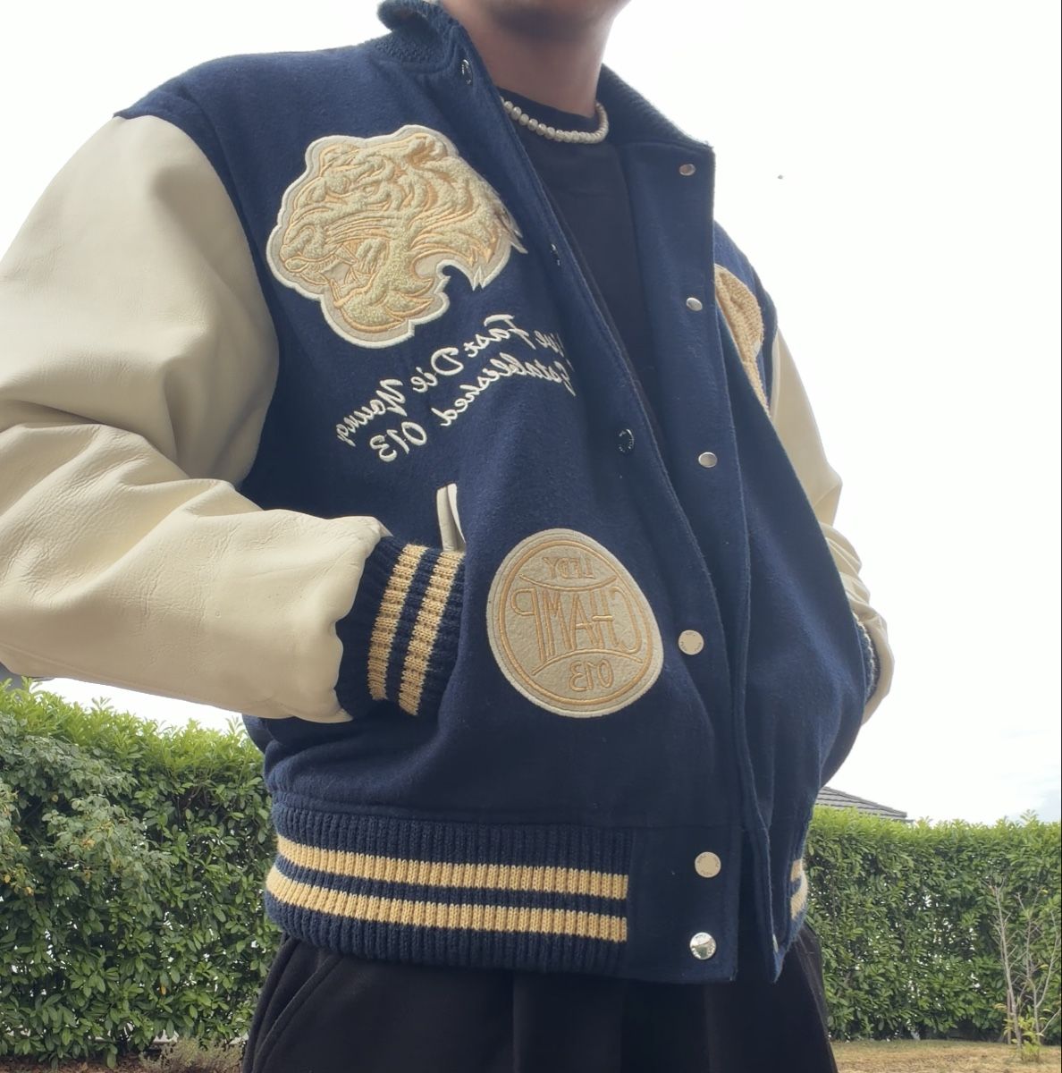 Live Fast Die Young Vestes: Veste teddy LFDY bleu et blanc taille S – D'occasion à Boudry par LuigiLoot 2