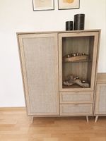 Anrichte Eiche mit Glastür, Highboard