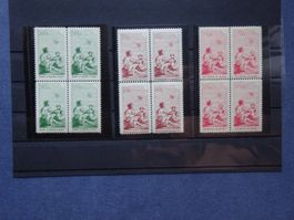 1912 Pro Juventute im 4er Block postfrisch**