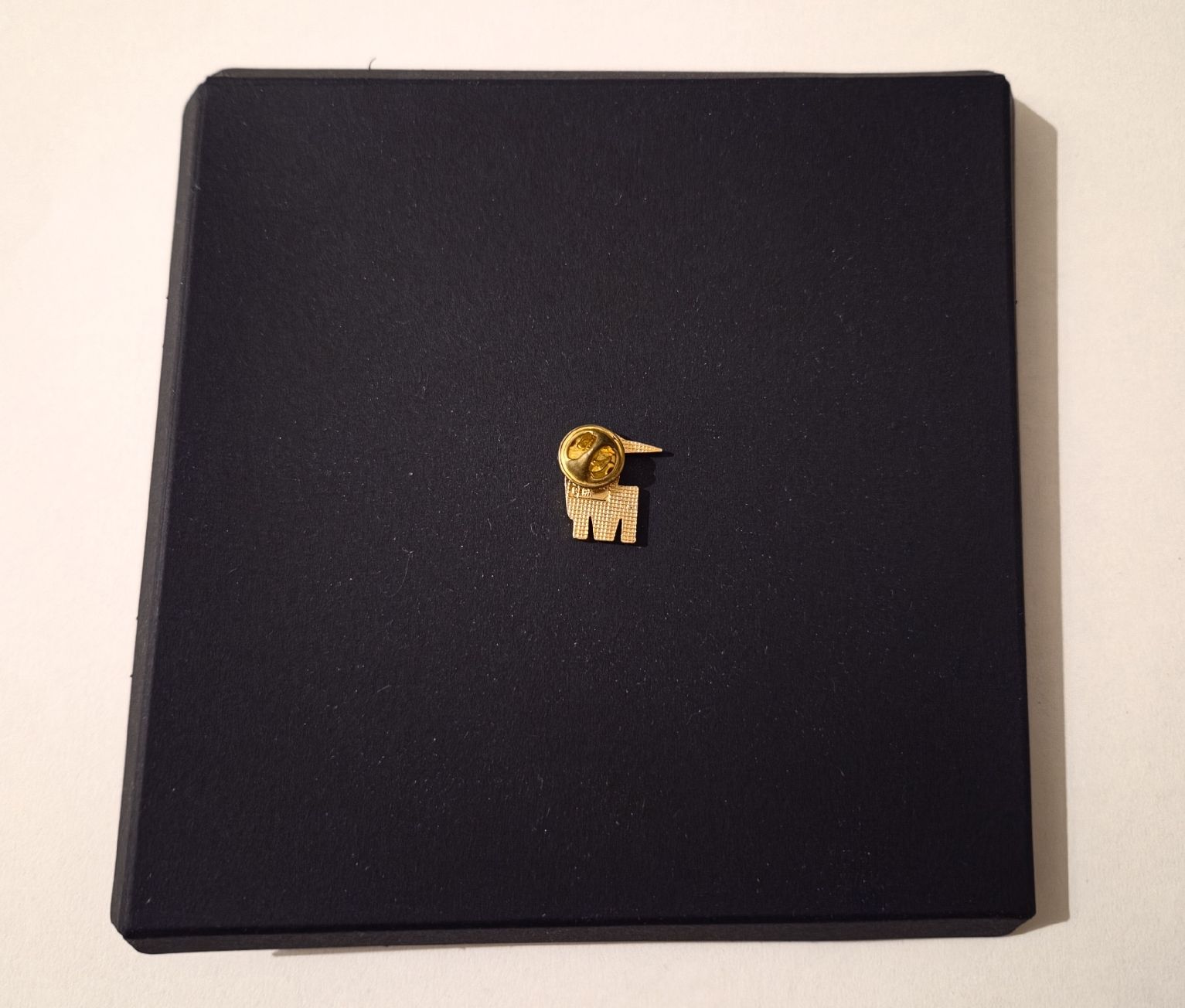 Placchette & Badge: Ansteckpin Eisvogel mit M (Migros) – Nuovo e nell'imballaggio originale da Schaffhausen venduto da Alforall 1