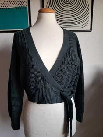 Damen Strickpullover Only dunkelgrün Grösse S neuwertig