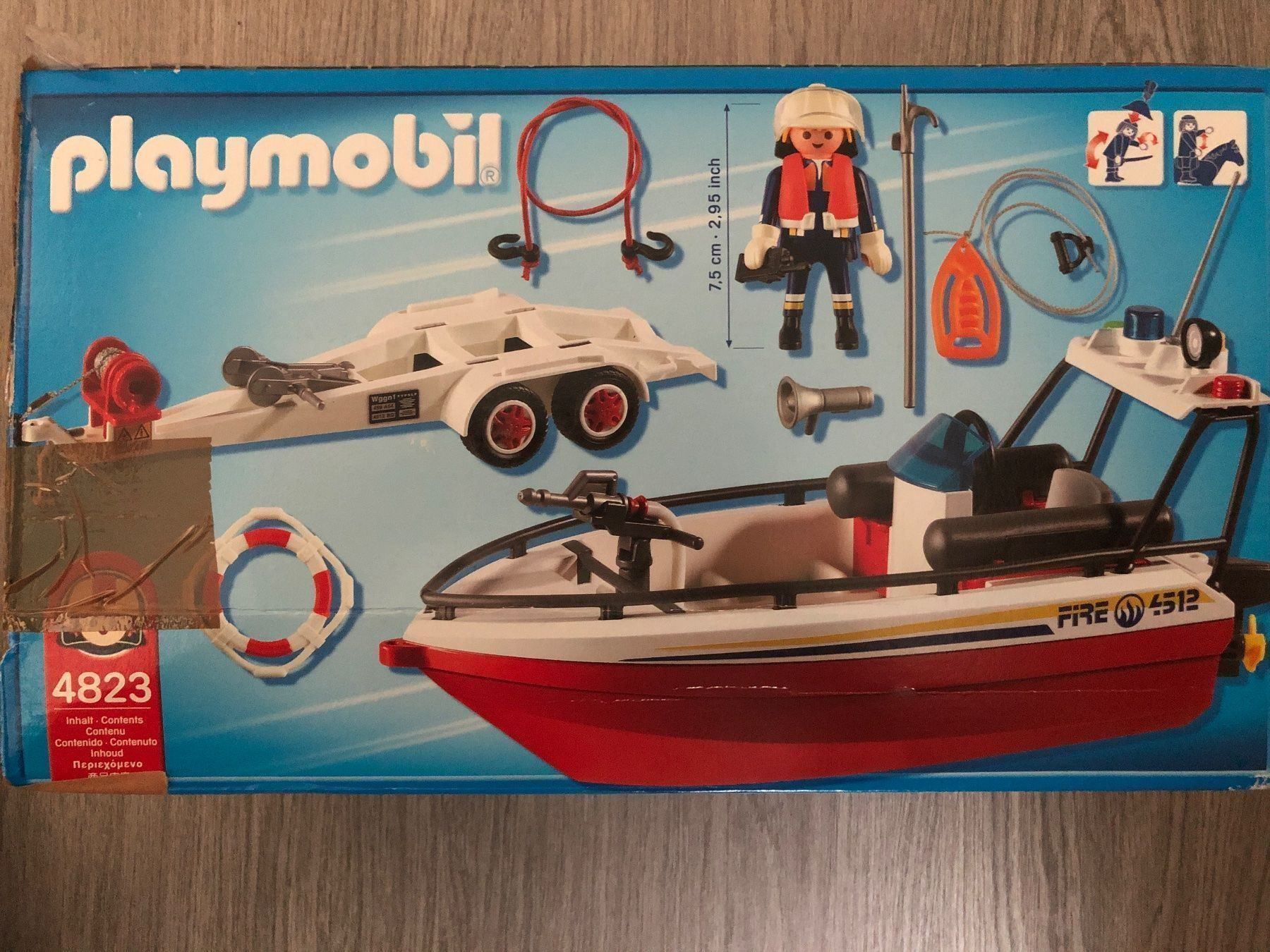 Kit di costruzioni: Playmobil 4823 Feuerwehrboot – Usato da Kradolf venduto da dafizh 1