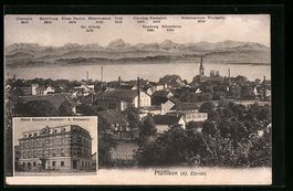 Pfäffikon, Hotel Bahnhof, Gesamtansicht
