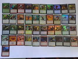 Magic The gathering Karten Lot in Foil & englisch Part 4