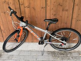 Kinder Velo Puky LS 24 pro 24 Zoll silber/orange MTB