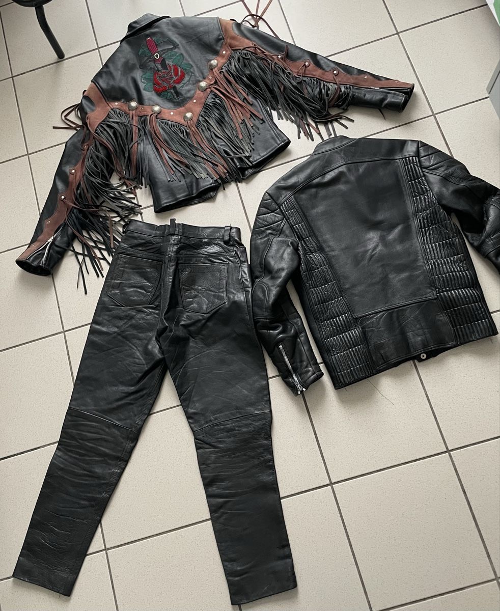 Lotti di vestiti: Ensemble cuir motard veste et pantalon – Usato da Le Grand-Saconnex venduto da sav_dfj7 1