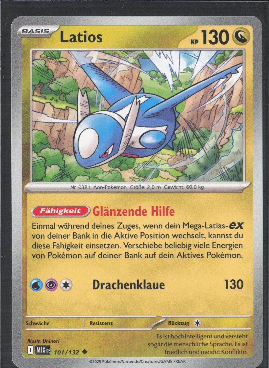 Pokémon Carte collezionabili: POKÉMON / Latios / Mega Evolution 🇩🇪 – Usato da Herzogenbuchsee venduto da TCG-High-Quality