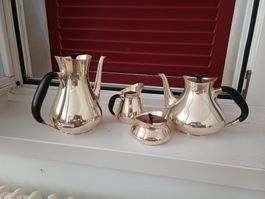 Tee-Service, 4-teilig, versilbert