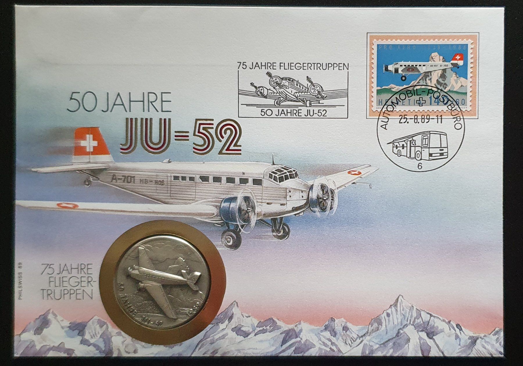 Tutti i francobolli: Lot Swissair – Usato da Kreuzlingen venduto da Rschweiz1 7