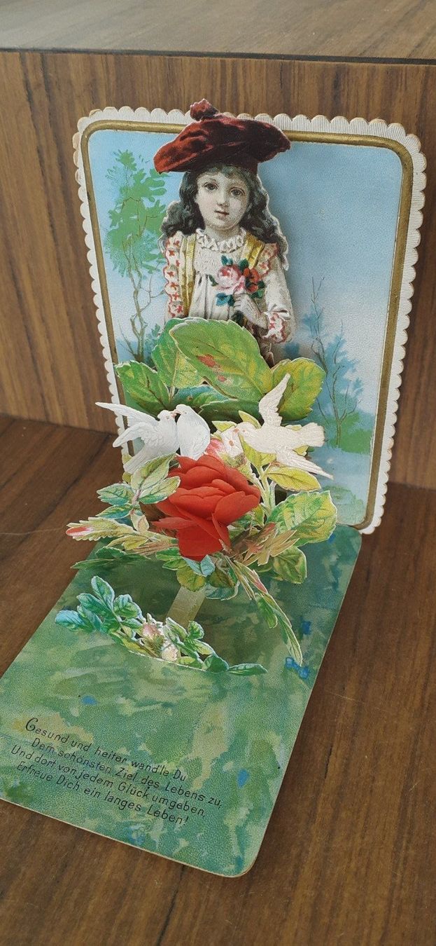 Cartoline postali: Ansichtskarte 3 D antik Nr.3 – Usato da Mörschwil venduto da lindaswunderkiste 1