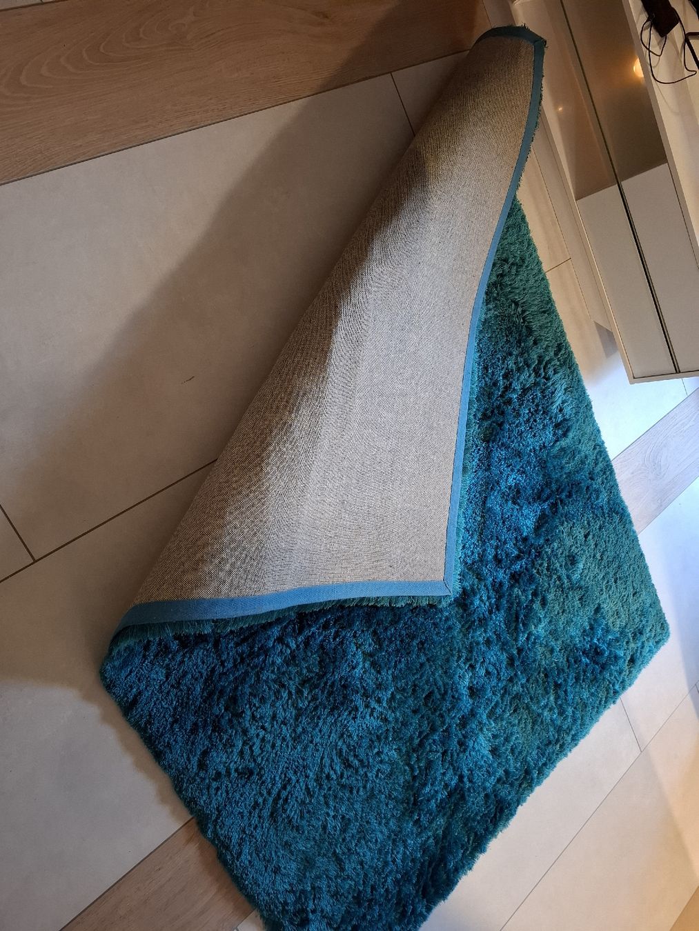 Tapis: Flauschteppich türkis – D'occasion à Läufelfingen par pro_z79n 2