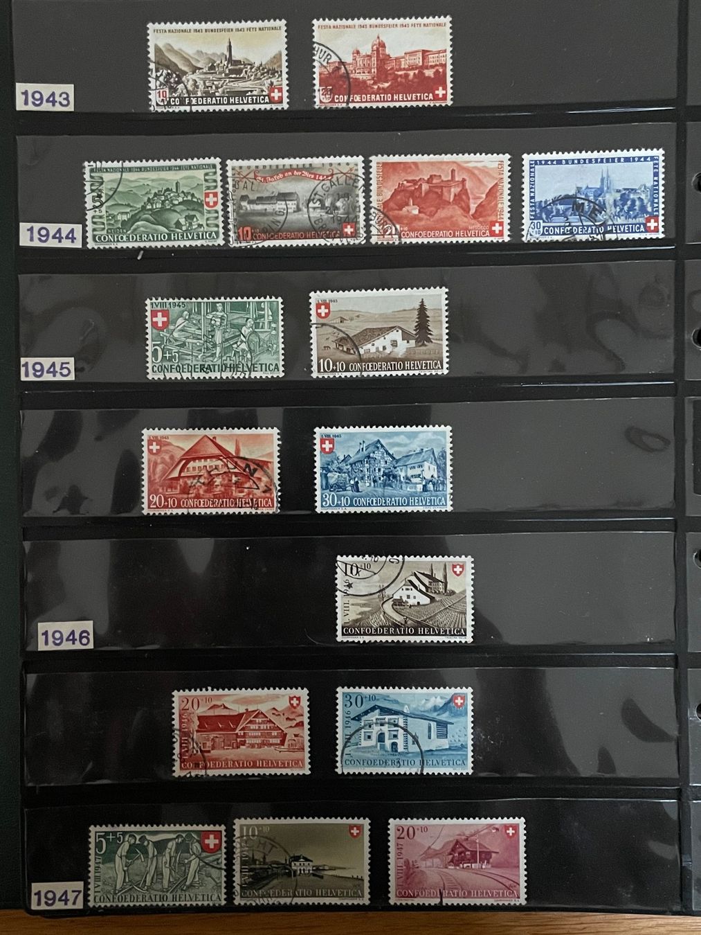 Tutti i francobolli: Pro Patria Schweizer Briefmarken – Usato da Kräiligen venduto da MonteBerna 1