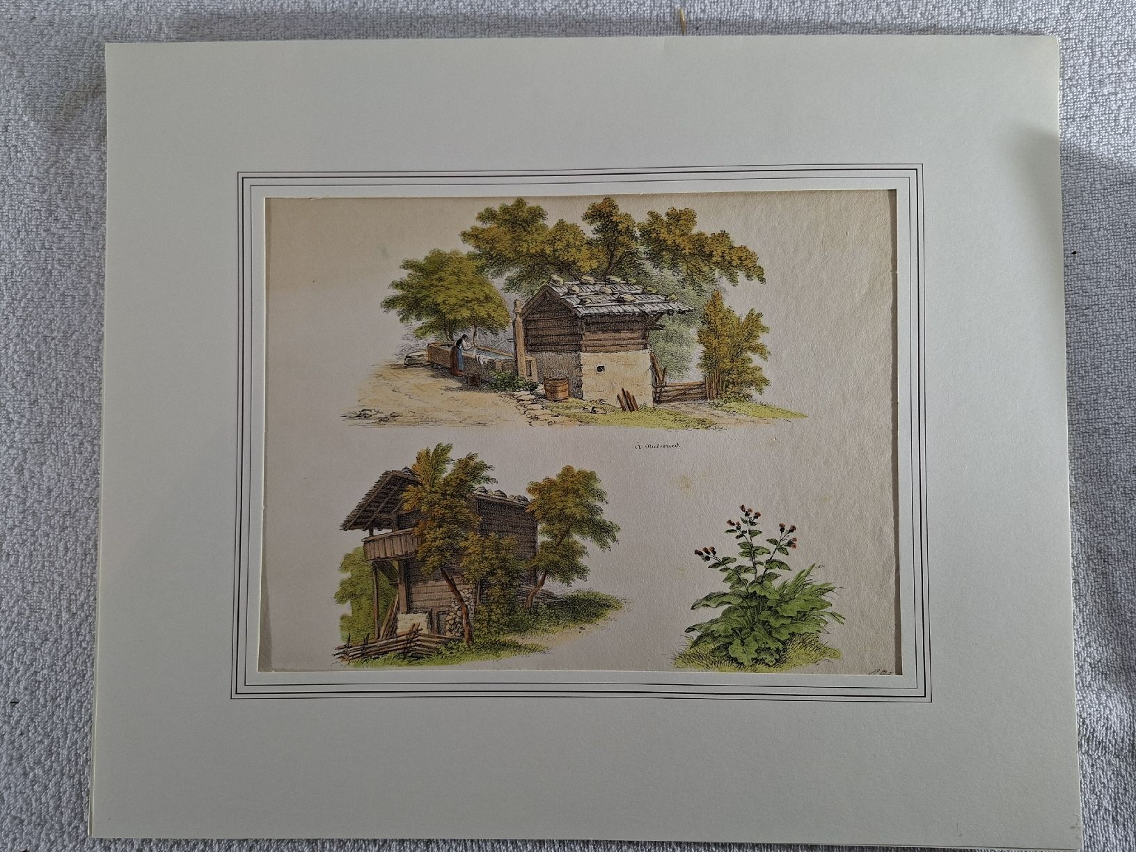 Gravures: Lot 37 ,5 Stiche  – D'occasion à Grindelwald par carro5 4